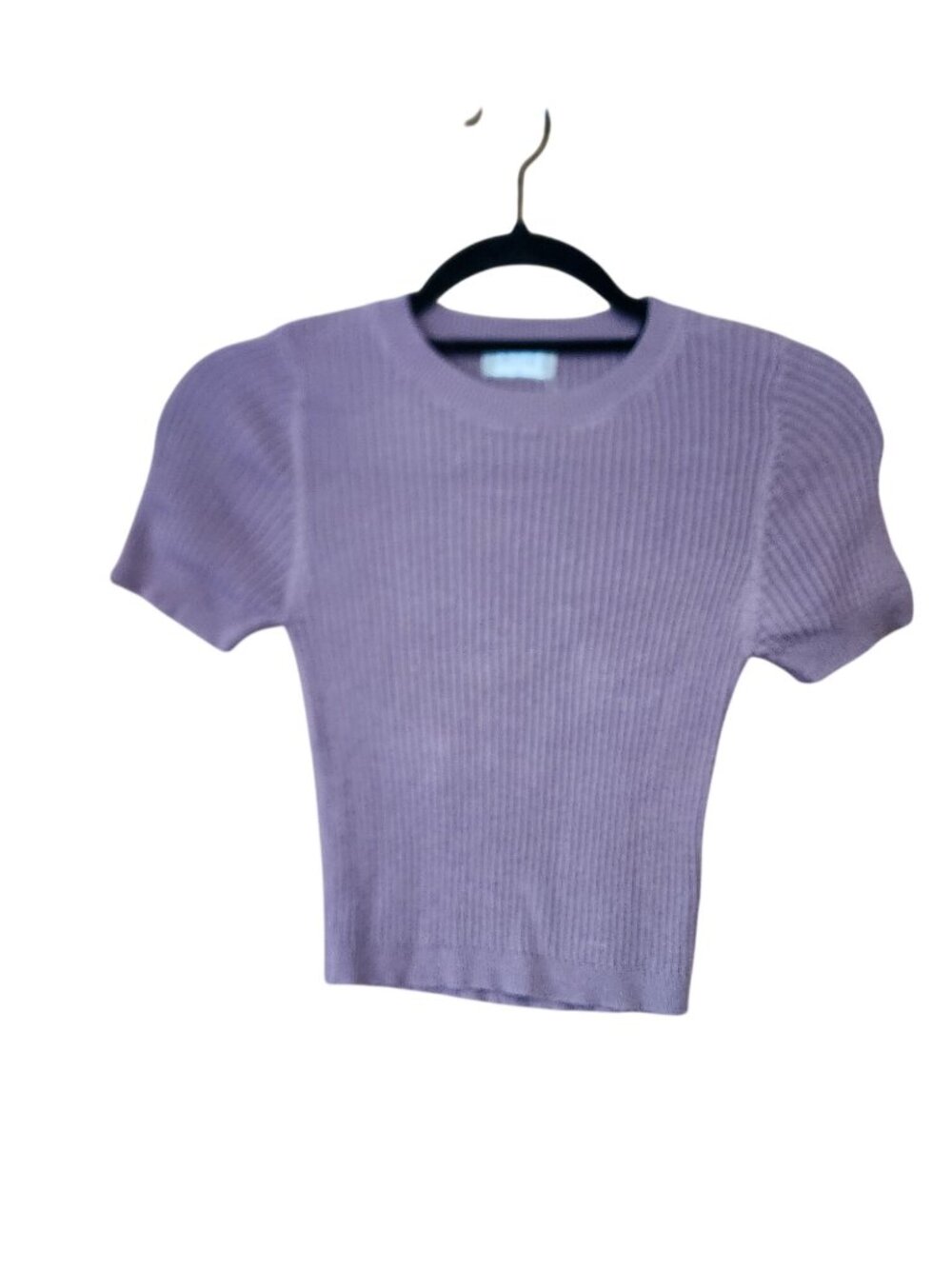 Alter'd State Cropped Ribbed Knit Top Womens Size XS
